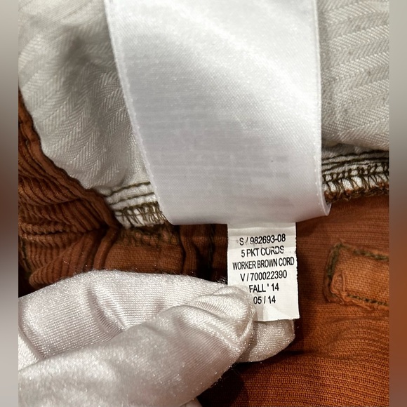 Gap Kids Brown Corduroy Pants with Adjustable Waist Sz 12 Regular - Picture 11 of 12